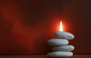 Flaming Pebbles by Simon Howden